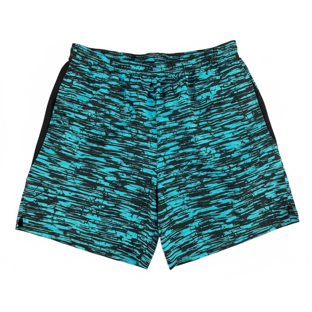 🌀 Nike Dri-FIT‎ Running Shorts – Men’s Large – Blue/Black Print